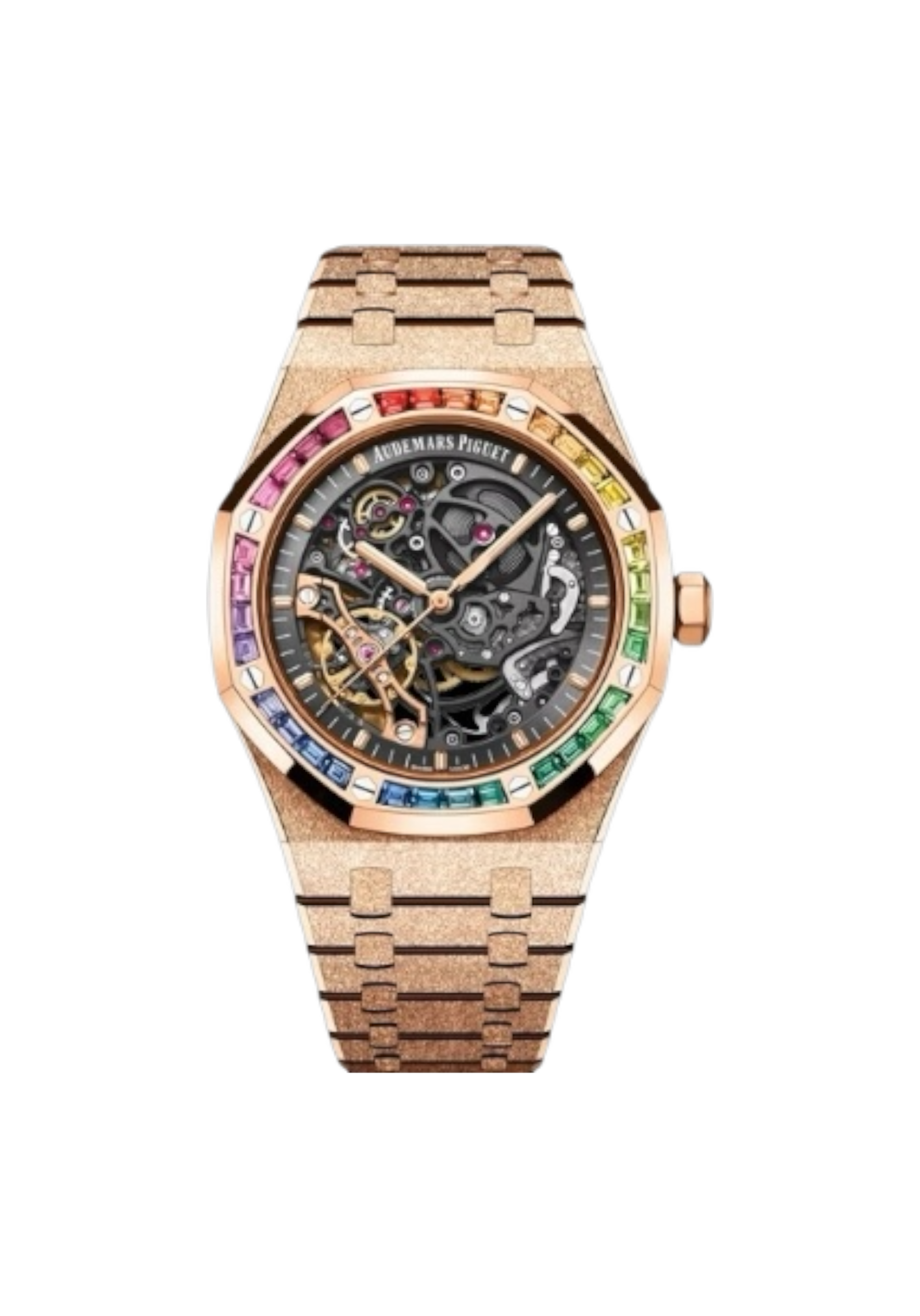 Audemars Piguet Royal Oak - Frosted Gold Double Balance Wheel Openworked